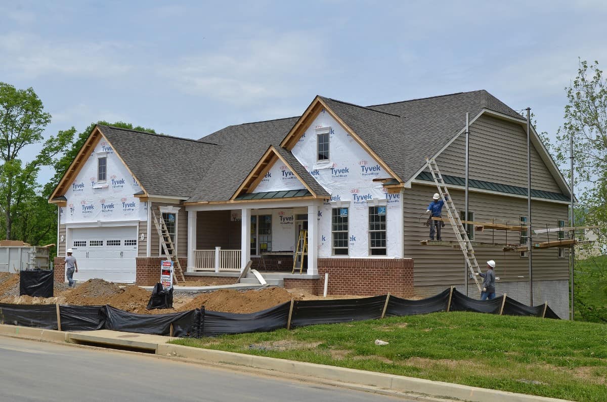 new siding installation