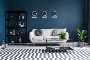 interior paint color navy blue