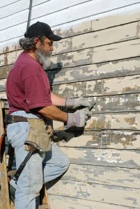 peeling paint home siding